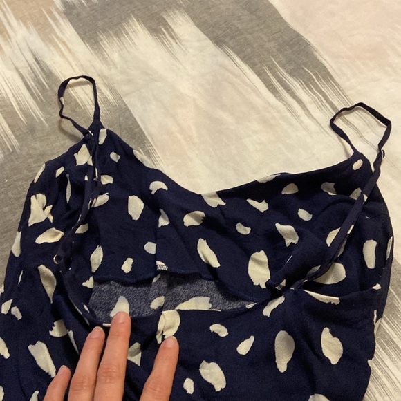 Reformation Blue Spot Dress - Picture 7 of 7